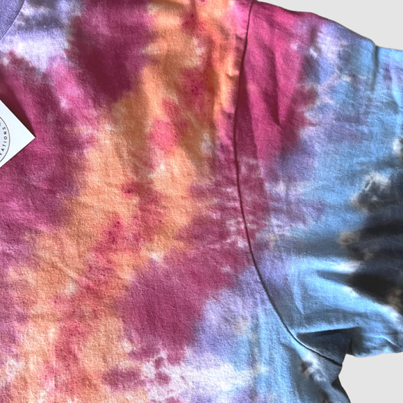 Tomcat Tie Dye Creations Men's Galaxy Design T-Shirt Multi Color, NWT-Size M - Picture 3 of 6